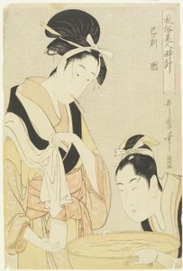 आवर स्नेक, केप्ट वूमेन, 1798-1799 द्वारा किटगावा उतामारो