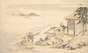 इमो हार्वेस्ट के समय पूर्णिमा, 8वां महीना, 1789। द्वारा किटगावा उतामारो