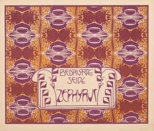 मुद्रित रेशम Zephyr, 1901। द्वारा कोलमन मोजर