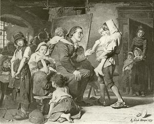 Pestalozzi, बच्चों के दोस्त (gravure)