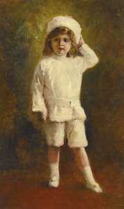 सिंहासन के उत्तराधिकारी का चित्रण Tsarevich Alexei Nikolaevich 1904-1918 द्वारा कॉन्स्टेंटिन एगोरोविच माकोवस्की