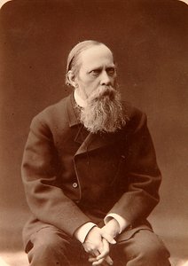मिखाइल साल्टीकोव-शेड्रिन, रूसी लेखक, 1880 के दशक द्वारा कोंस्टेंटिन शापिरो