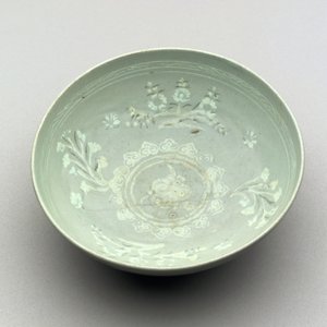 सेलाडॉन ग्लेज़ के साथ बाउल, 1250-1350 (सिरेमिक)