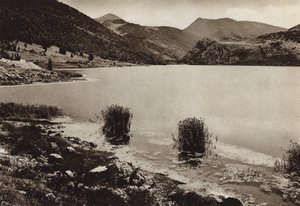 इटली: लेक स्कैनो, अब्रूज़ो (बी/डब्ल्यू फोटो) द्वारा कर्ट Hielscher