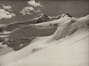 पश्चिम से वाइल्डस्पिट्ज़ (श्वेत-श्याम फोटो) द्वारा कर्ट Hielscher