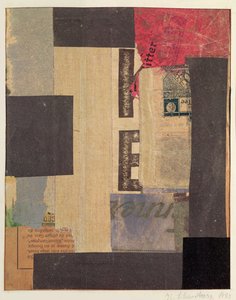 कोलाज, 1923 द्वारा कर्ट Schwitters
