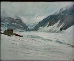 बर्फ के साथ गहरा पानी द्वारा कर्ट Schwitters