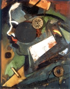 Merzbild 1A (डॉक्टर) द्वारा कर्ट Schwitters