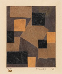 Mz 386 Hoepf Merz डिज़ाइन, 1922। द्वारा कर्ट Schwitters
