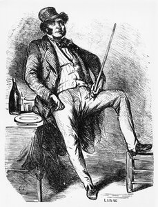 वैटरिन, होनोर डी बाल्ज़ाक (1799-1850) द्वारा &39;फादर गोरीट&39; का चित्रण द्वारा Laisne