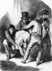 ह्यूमन कॉमेडी नामक मल्टी-वॉल्यूम संग्रह से हॉनर डी बाल्ज़ैक (1799-1850) का उपन्यास, डचेस ऑफ लैंगेस के लिए चित्रण, लाइसेन द्वारा उत्कीर्णन द्वारा लाईसने लाइस्ने