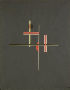 लाल और काला संतुलन, 1922 द्वारा लेज़लो मोहोली नेगी