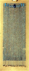 अंत्येष्टि मनका जाल, 600 ईसा पूर्व के बाद (faience) द्वारा देर से मिस्र