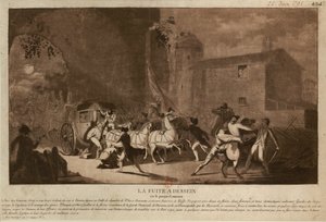 वारेन के लिए उड़ान वारेन के लिए उड़ान, 1791।