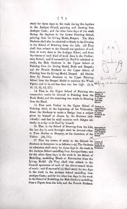 10 मार्च को महासभा द्वारा चुनी गई विशेष समिति की रॉयल एकेडमी ऑफ आर्ट्स रिपोर्ट के हाशिये से एक समिति सदस्य का स्केच द्वारा लॉरेंस अल्मा तदेमा