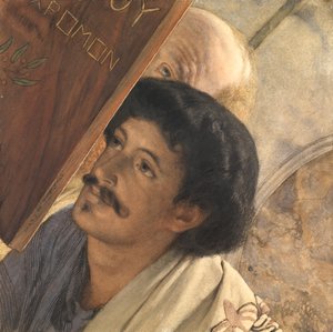 चार्ल्स डेसचैम्प्स, हेनरी वालेस लुकिंग ऑन, 1874 के साथ द्वारा लॉरेंस अल्मा तदेमा