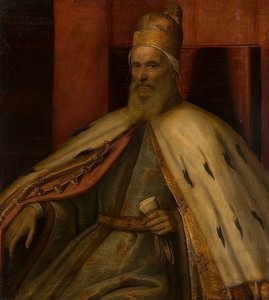 डोगे मार्केंटोनियो मेमो का पोर्ट्रेट (1537-1615, 1612 से डोगे)। 17 वीं शताब्दी