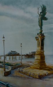 एंजेल ऑफ होव, 2000 (कागज पर तेल) ब्राइटन प्रतिमा द्वारा ली कैम्पबेल