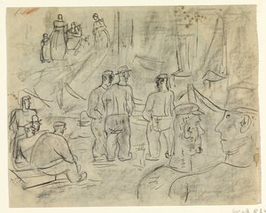 बंदरगाह में मछुआरे द्वारा Leo Gestel