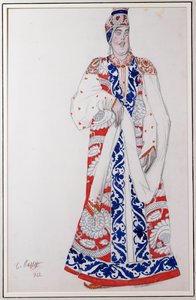 कॉस्ट्यूम डिज़ाइन "मोस्क्वा", 1922 के लिए द्वारा लियोन बक्स्तो