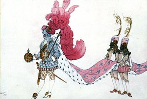 स्लीपिंग ब्यूटी की ओर से द किंग विद हिज़ पेजेस के लिए कॉस्ट्यूम डिज़ाइन द्वारा लियोन बक्स्तो