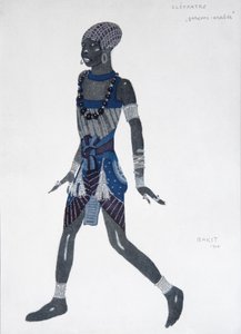 बैले Clopopatre, 1909 के लिए कॉस्टयूम डिजाइन द्वारा लियोन बक्स्तो