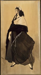 Ida Rubinstein - रूसी नर्तक Ida Rubinstein का चित्रण द्वारा लियोन बक्स्तो