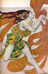 Narcisse: एक Bacchante। कॉस्ट्यूम डिज़ाइन डांस के लिए नार्सिस, 1911 द्वारा लियोन बक्स्तो