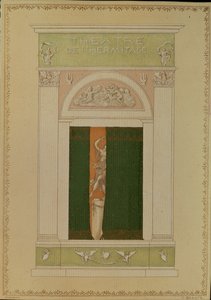 समकालीन बैले के लिए प्लेबिल कवर, 1902 द्वारा लियोन बक्स्तो