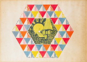 टेक्सटाइल डिज़ाइन, सीए 1923-1924। द्वारा लियोन बक्स्तो