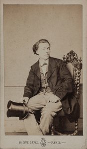 संगीतकार लुई डायमर का पोर्ट्रेट 1843-1919, सी। 1875.