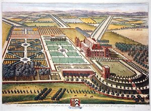नॉटिंघम काउंटी में वोलाटन हॉल जोहान्स किप द्वारा उकेरा गया (c.1652-1722) (उत्कीर्णन)