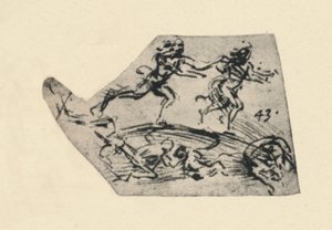 ए मैन पर्पसिंग ए वुमन, c1480 1945 द्वारा लियोनार्डो दा विंची