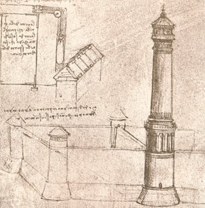महल के लिए वास्तुकला, c1472-c1519 1883 द्वारा लियोनार्डो दा विंची