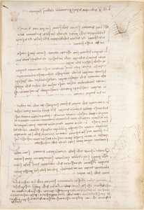 अरुंडेल 263, f.25v पानी के कारण होने वाले कटाव पर नोट्स और मोटे रेखाचित्र, #39;कोडेक्स अरुंडेल#39; से (कागज़ पर कलम और स्याही) द्वारा लियोनार्डो दा विंची