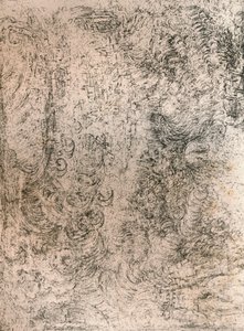 चारकोल ड्रॉइंग, रॉयल लाइब्रेरी, विंडसर कैसल, 1883 से एक डेल्यूज का प्रतिनिधित्व करता है द्वारा लियोनार्डो दा विंची