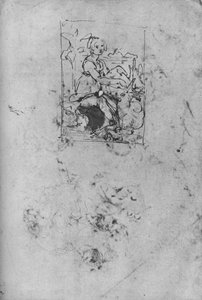 यूनिकॉर्न के साथ युवती, c1478-1480 1945 द्वारा लियोनार्डो दा विंची