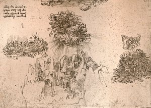 प्राकृतिक घटनाओं का प्रतिनिधित्व, c1472-c1519 1883 द्वारा लियोनार्डो दा विंची