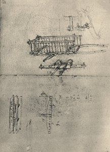 कार्ट का अध्ययन, आदि, c1480 1945 द्वारा लियोनार्डो दा विंची
