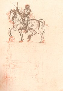 Sforza स्मारक के लिए अध्ययन, c1482-c1499 1883 द्वारा लियोनार्डो दा विंची