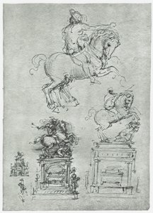 त्रिवुलिज़ियो स्मारक, c1511 द्वारा लियोनार्डो दा विंची