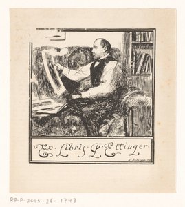 Ex libris van Pawel Ettinger द्वारा लियोनिद ओसिपोविश पास्टर्नकी