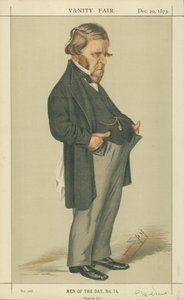 मिस्टर एडवर्ड मैथ्यू वार्ड, ऐतिहासिक कला, 20 दिसंबर 1873, वैनिटी फेयर कार्टून द्वारा लेस्ली मैथ्यू वार्ड
