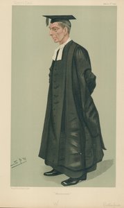 WS रदरफोर्ड, वेस्टमिंस्टर स्कूल के हेडमास्टर, वेस्टमिंस्टर, 2 मार्च 1889, वैनिटी फेयर कार्टून द्वारा लेस्ली मैथ्यू वार्ड