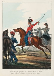 डॉन कोसैक्स सेना के कर्मचारी अधिकारी और मुख्य अधिकारी, 1830-1840 के दशक