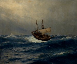सागर पर तूफान, 1887