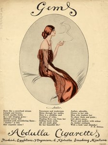 अब्दुल्ला सिगरेट, 1920 के दशक द्वारा लुईस बॉमरे