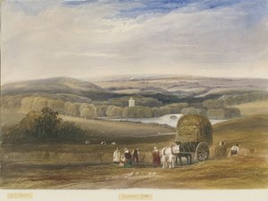 ग्रीनवे बैंक: वाटर कलर पेंटिंग, nd [c1830-1840] द्वारा लुईस जॉन वुड