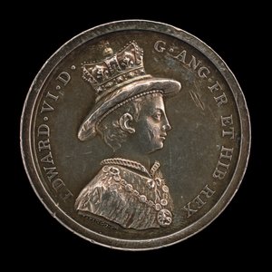 एडवर्ड VI, 1537-1553, इंग्लैंड के राजा 1547 मसीह के अस्पताल के स्कूल के लिए पदक, 1552 की स्थापना द्वारा लुईस पिंगो