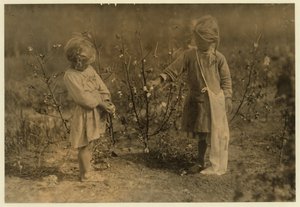 मिल्ली, वृद्ध एक दिन में 8 पाउंड कपास और नेल्ली 5, ह्यूस्टन, टेक्सास, 1913 के पास एक खेत पर 30 चुनता द्वारा लेविस विक्स हाइन